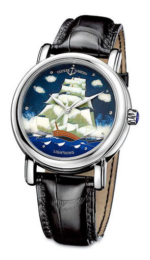 Ulysse Nardin 139-10 / LTG Classico Enamel San Marco Cloisonne Lightning imatation watch